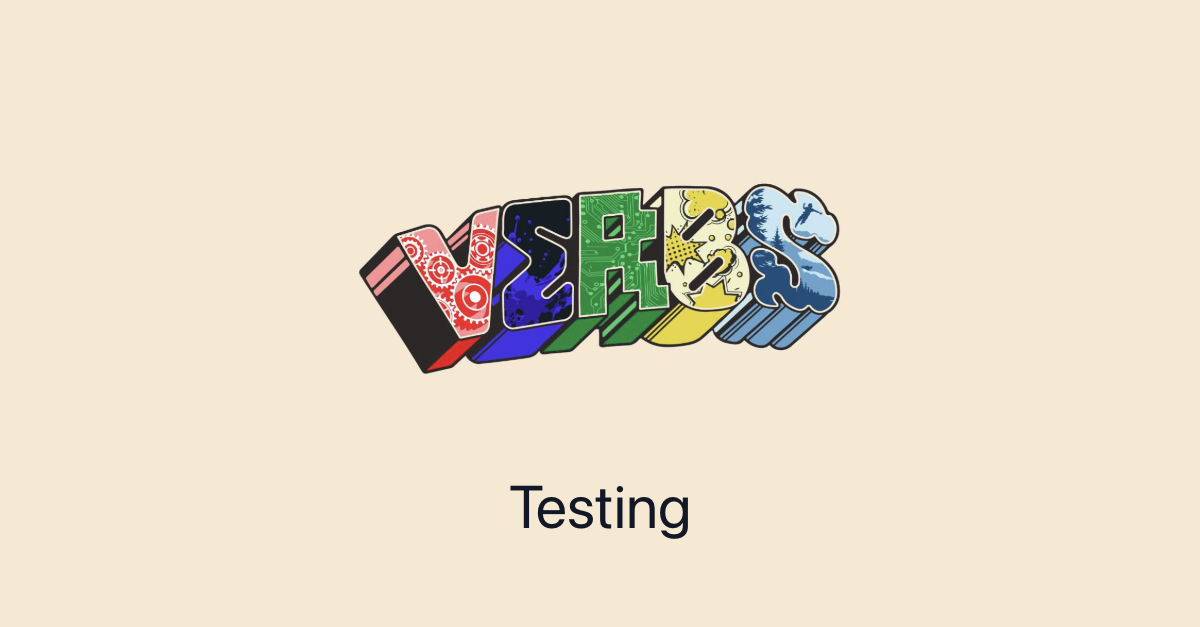 Testing Verbs testing-verbs